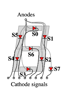 seven segment schematic